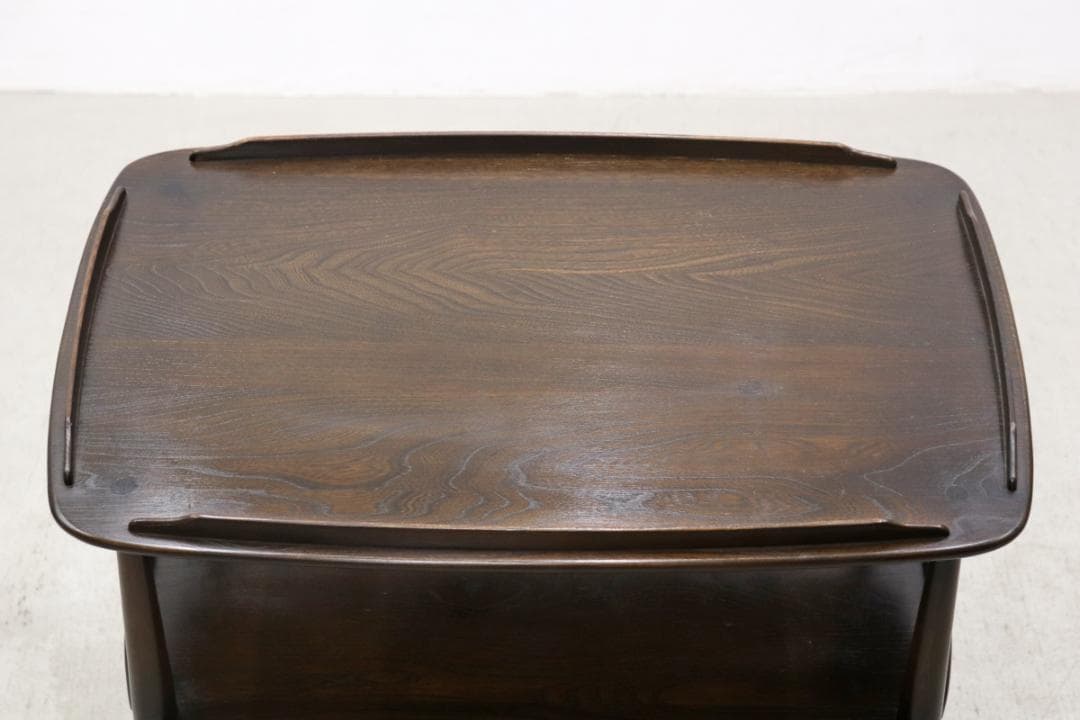 英国 イギリス ERCOL アーコール エルム材 トローリー キッチン ワゴン