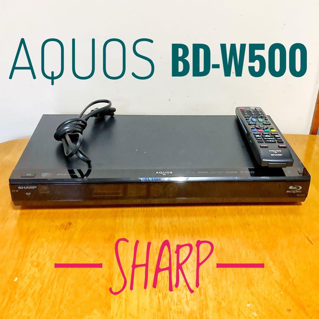 SHARP シャープ　ブルーレイレコーダー HDD 500GB 2チューナー