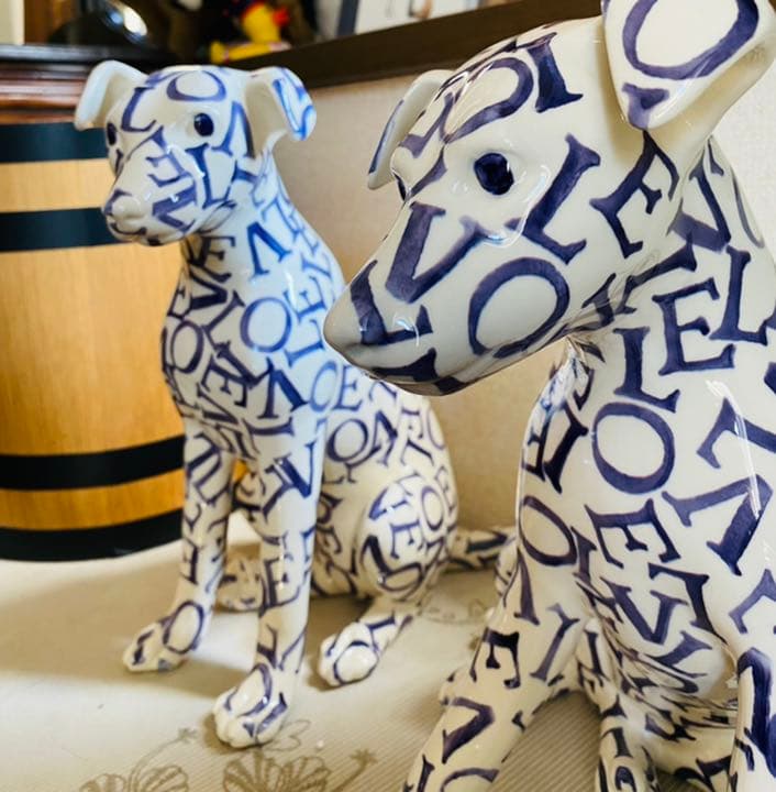 Emma Bridgewater ブリッジウォーター　犬　置物　LOVE
