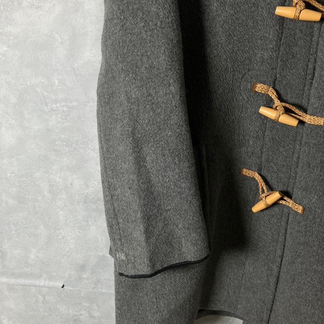 Tibbett チベット ダッフルコート 英国製 グレー XL相当 N492