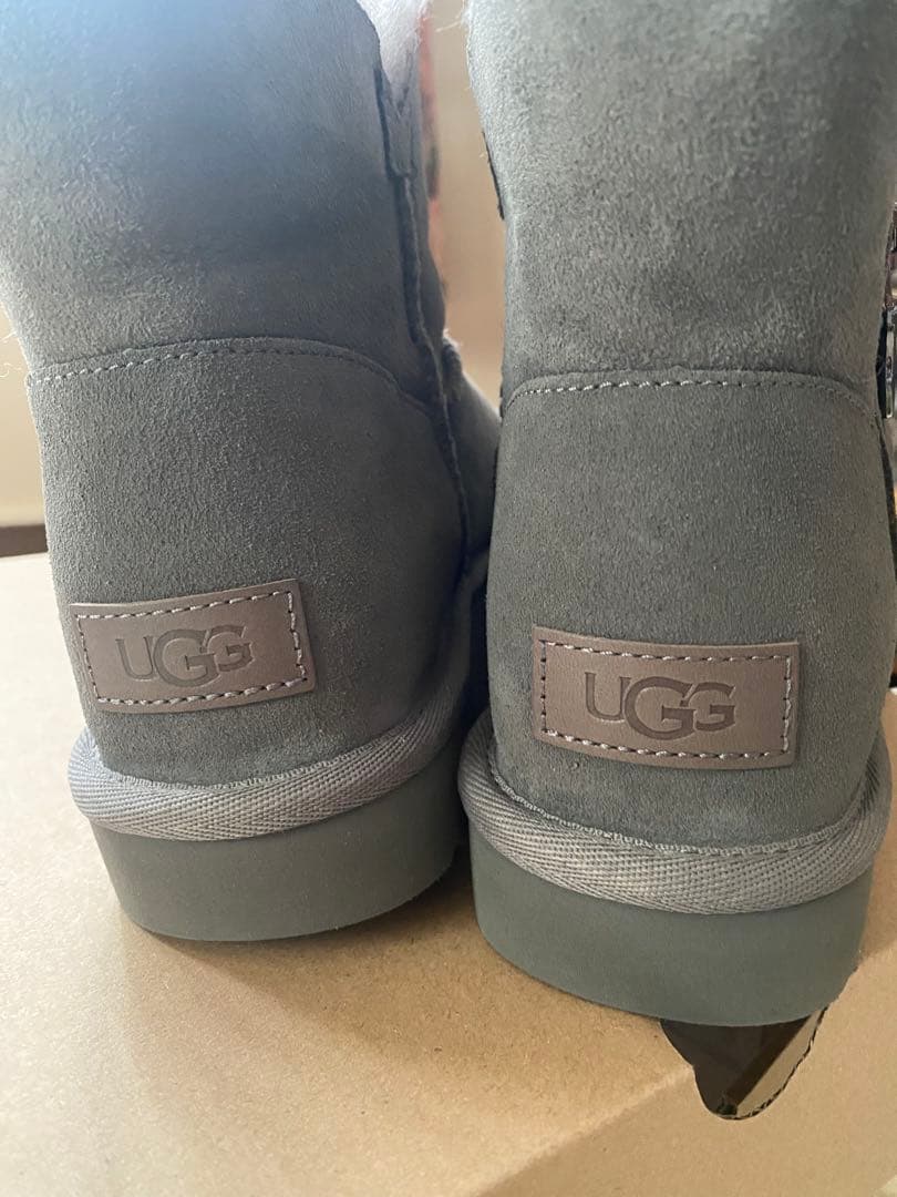 （新品未使用） UGG Bailey Zip Mini グレー　サイズ8