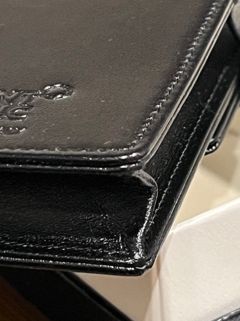 MONT BLANC 　レザーブラックペンケース　14313