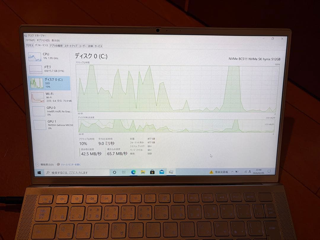 Windowsノート本体 DELL inspiron 7300 i7 16/512GB
