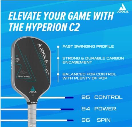 JOOLA Ben Johns Hyperion C2 ピックルボールパドル