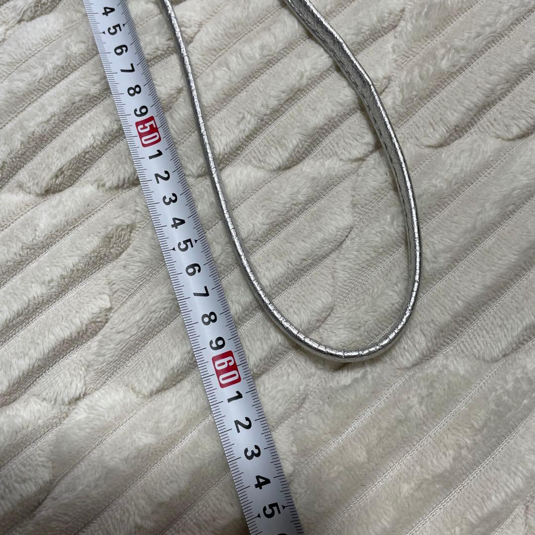 ジャンニキアリーニ　ショルダーバッグ　アリファ　Mサイズ　シルバー