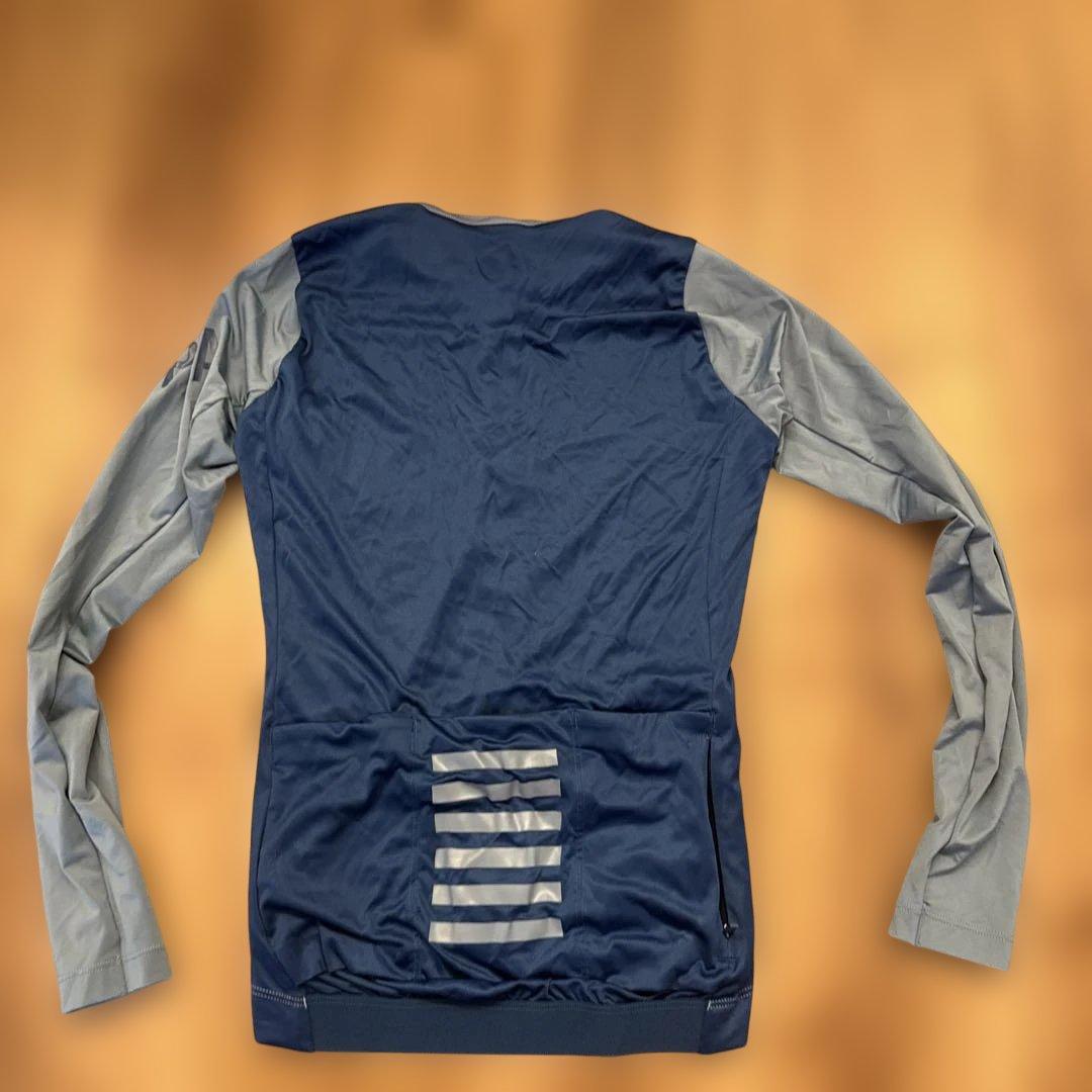 Rapha サイクルジャージ レディース長袖 グレー/ネイビー