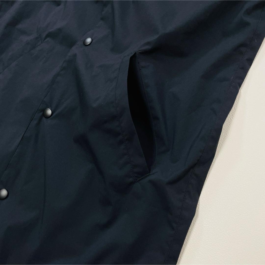 6639 FCRBブリストル　ロングコート　ロングコーチジャケット　ブラック