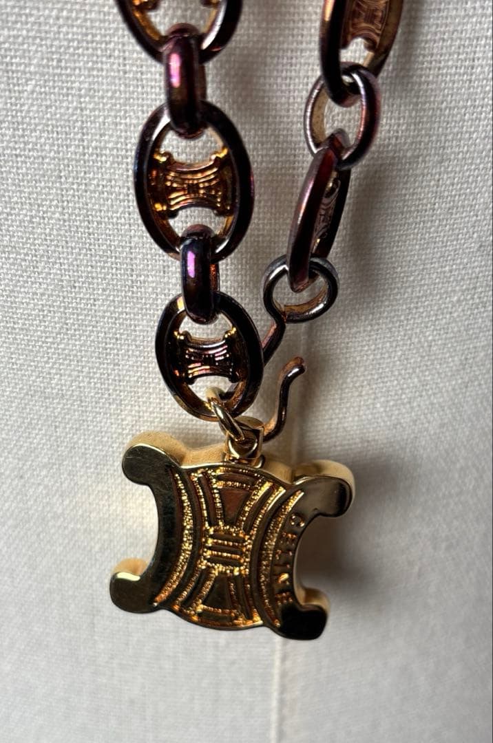 ヴィンテージ　CELINE セリーヌマカダム Macadam チェーン ベルト