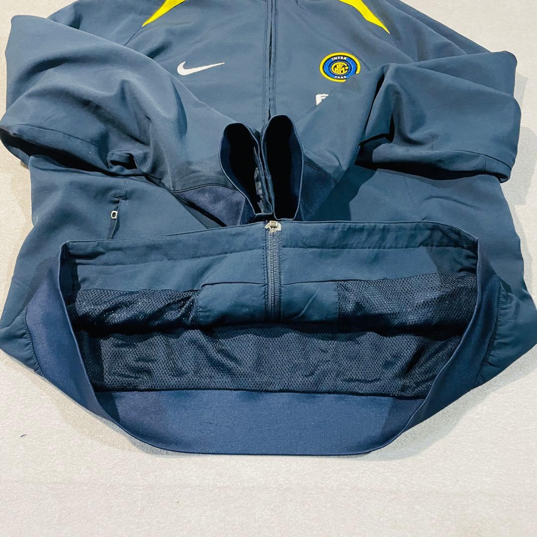 【00s!超美品】NIKEインテル・ミラノ　トラックジャケット　紺/Mサイズ