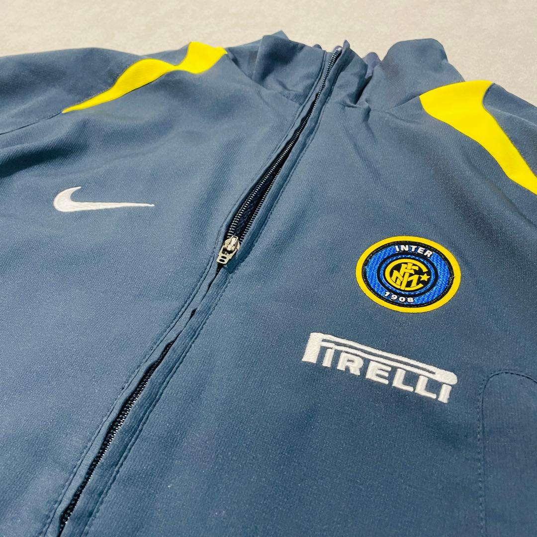 【00s!超美品】NIKEインテル・ミラノ　トラックジャケット　紺/Mサイズ
