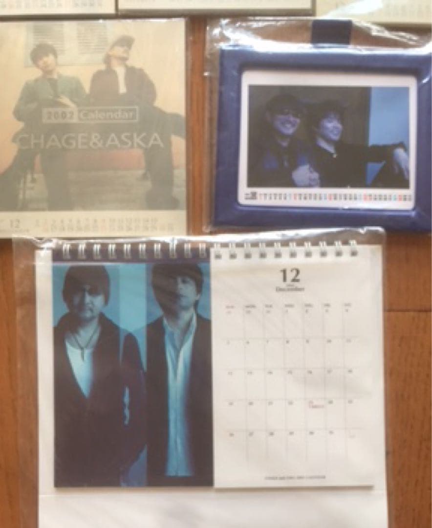CHAGE&ASKA 壁掛カレンダー12枚+卓上カレンダー9枚 1987年,有り
