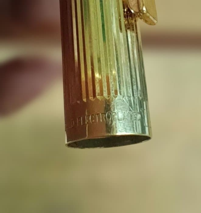 3978）シェーファー万年筆　ペン先14K 外装金メッキ？
