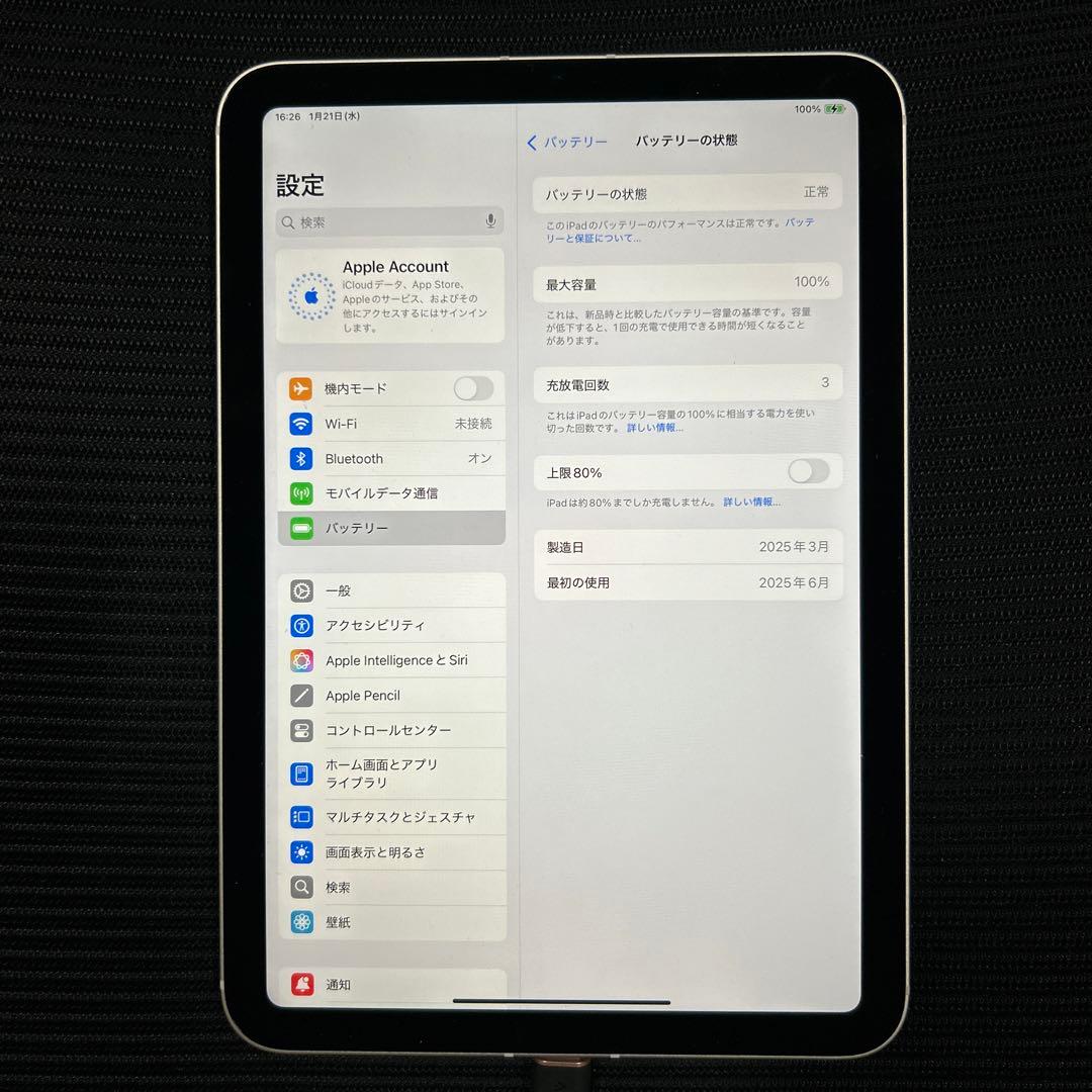 Apple iPad mini (第7世代) A17 Pro 256GB