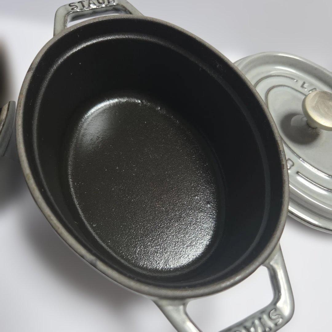 STAUB オーバル15cm　グレー2個