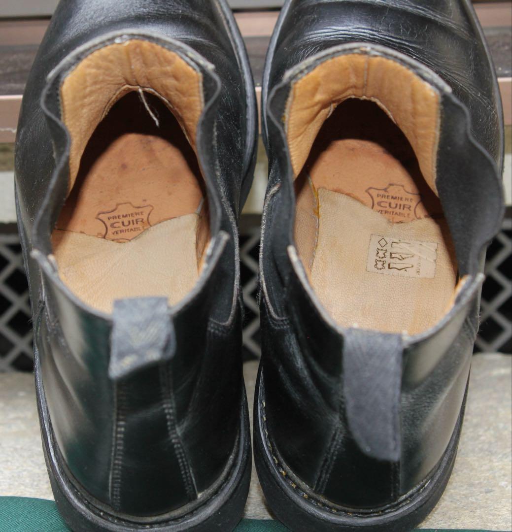 Paraboot VILLETTE ヴィレット ブラック サイドゴアブーツ