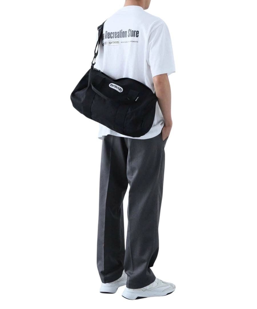 未使用 ミスタージェントルマン アウトドア ボストン ダッフル バッグ ベージュ