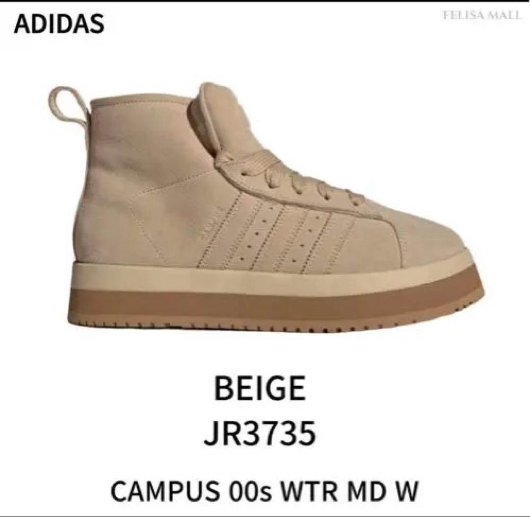 adidas キャンパス 00s ウィンター ミッドシューズJR3735