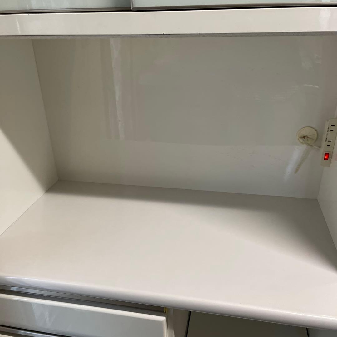 キッチンボード　90cm 食器棚　日本家具産業振興会　レンジボード　たのメル便