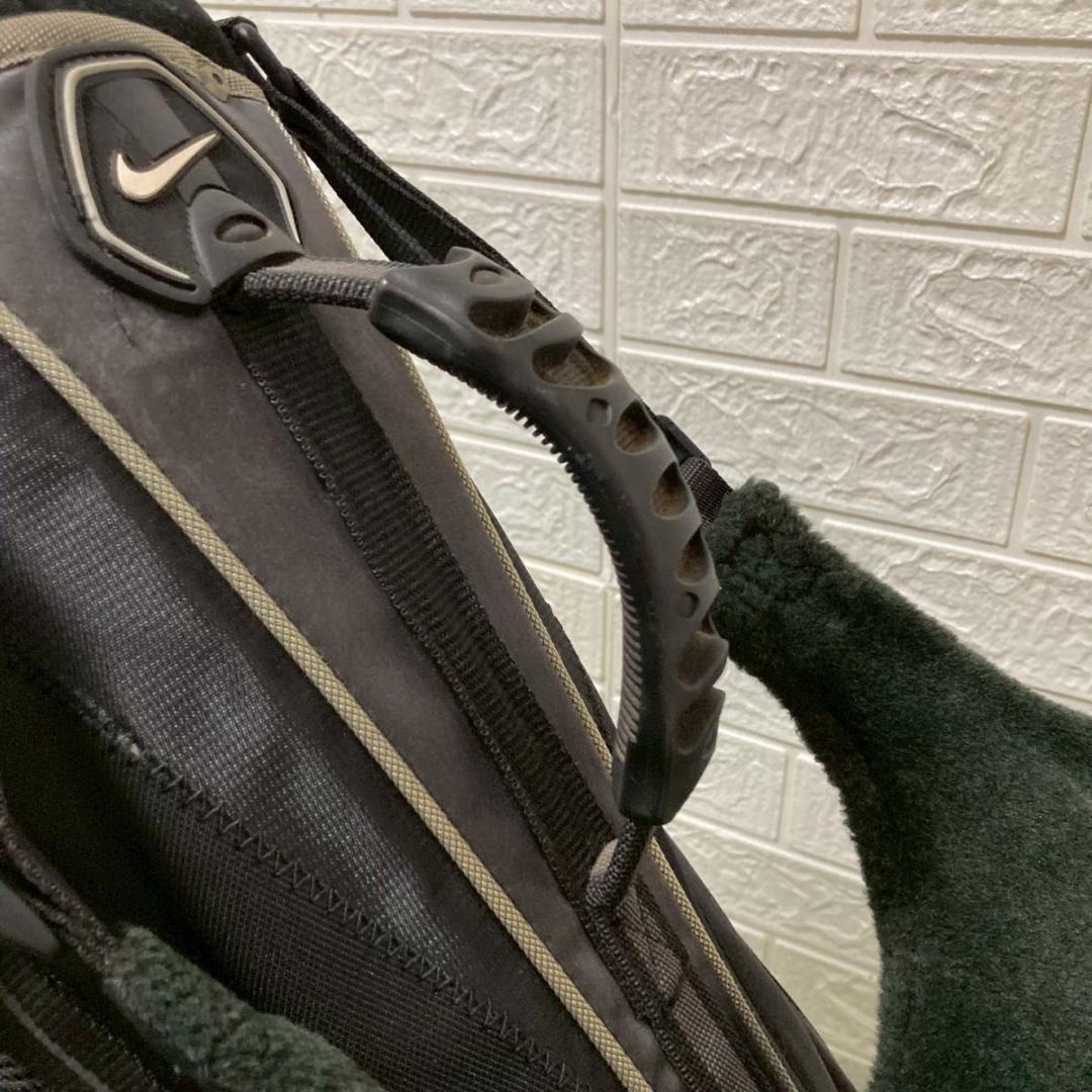 【美品】NIKE ナイキ　キャディバッグ　　スタンド式　ブラック