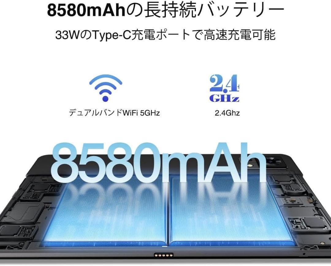 Android 13 タブレット 11インチ SIMフリー 256GB 8コア