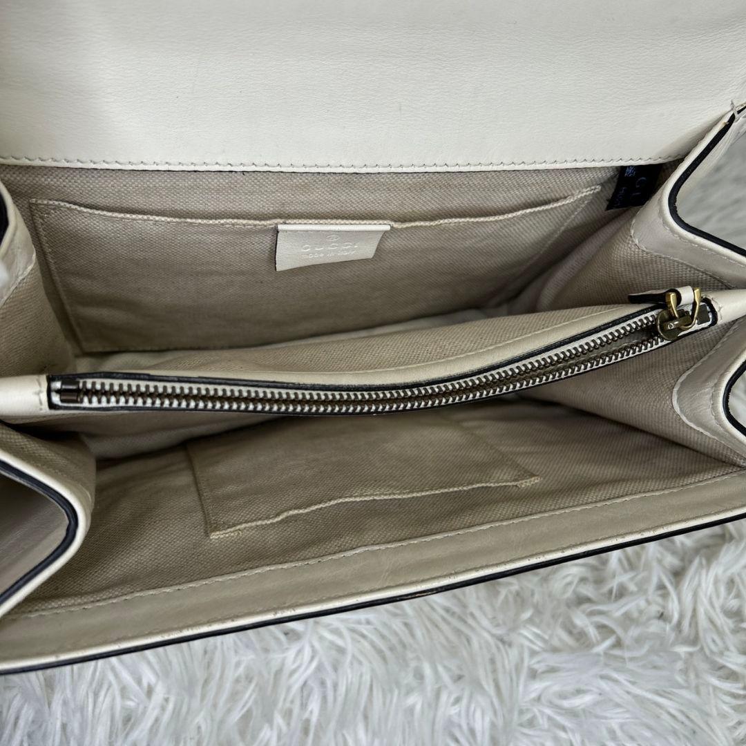 GUCCI バンブー ディオニュソス ミディアム ハンドバッグ　レザー