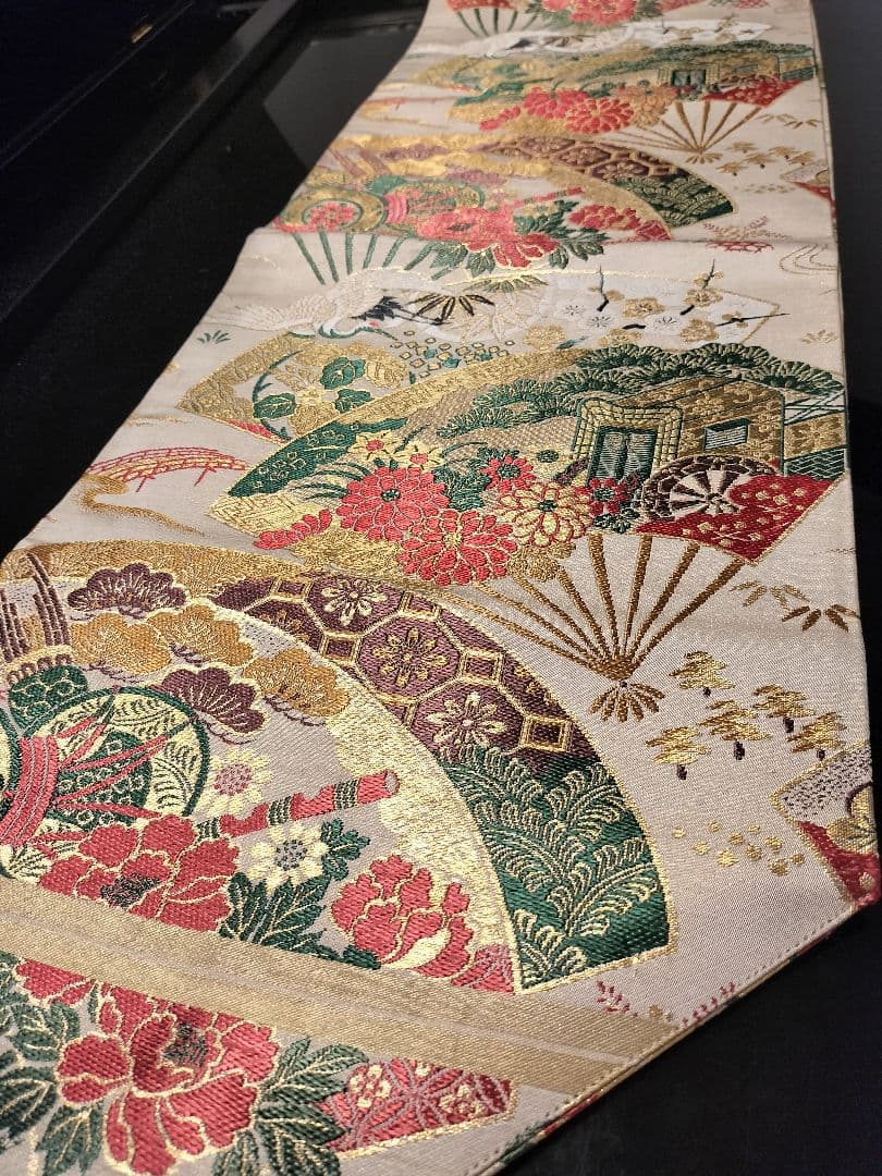 A932高級‼️ひな祭り‼️花嫁衣装帯‼️1ｍ95cm