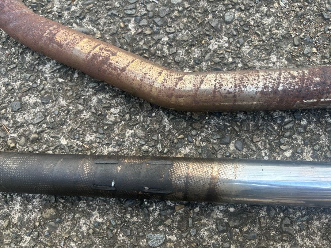 【いっせい】ショベルヘッド　2インチ　スラッシュカット　マフラー　ハーレー