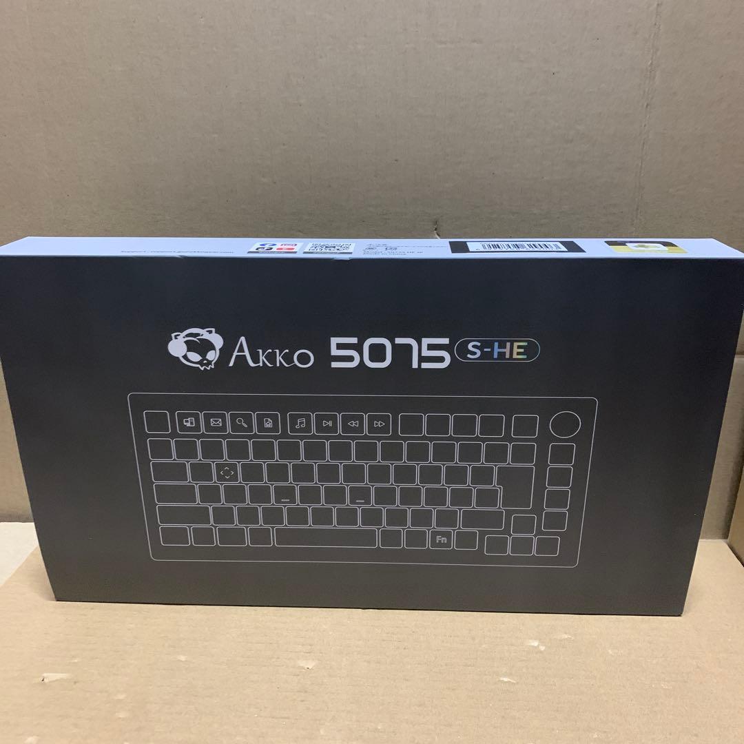Akko ラピッドトリガー 8000Hz ゲーミングキーボード 5075S