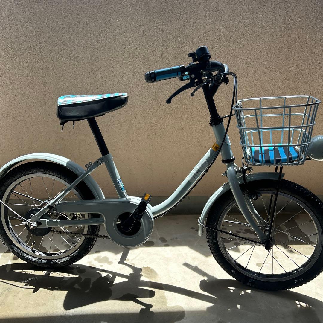 bikke 16インチ　自転車　 ブリヂストン　補助輪付き　子ども