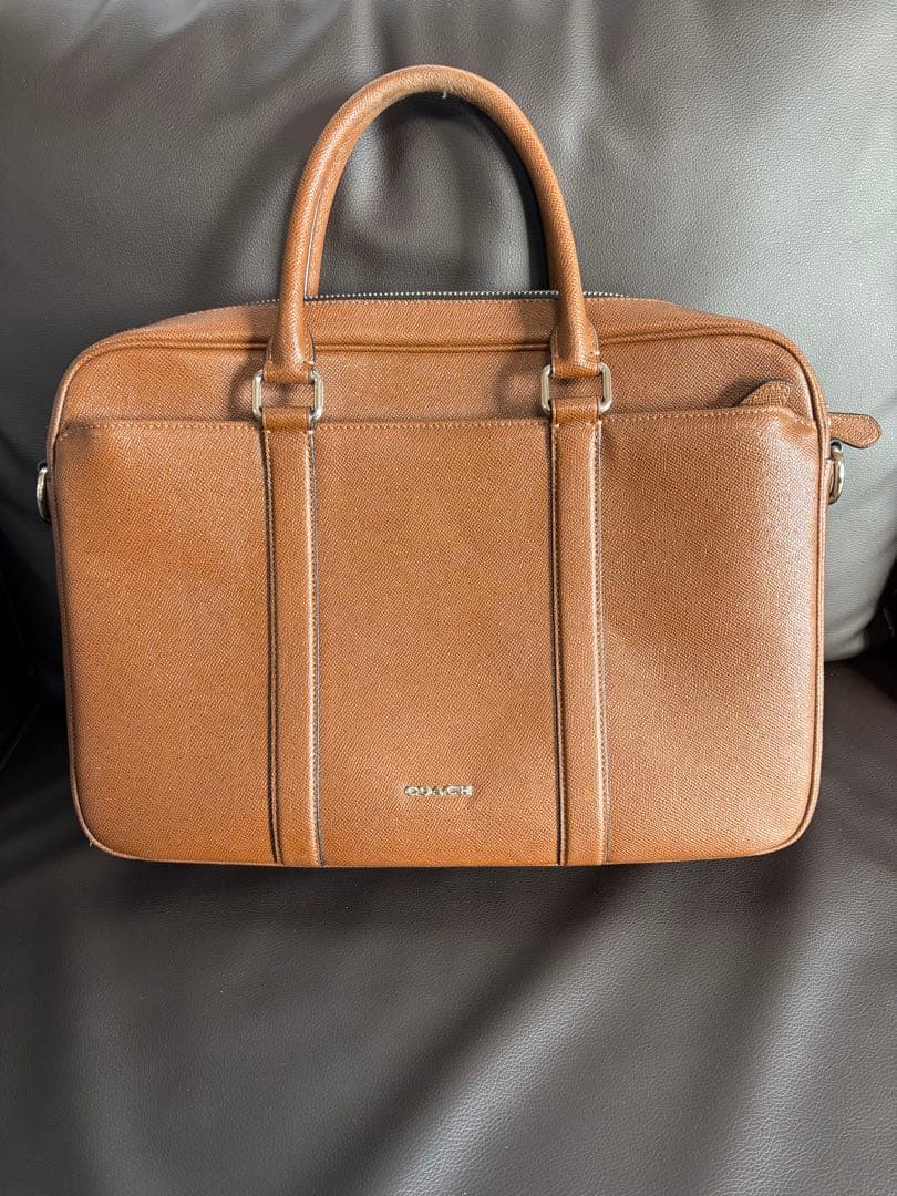 コーチ　COACH ブラウン ビジネスバッグ