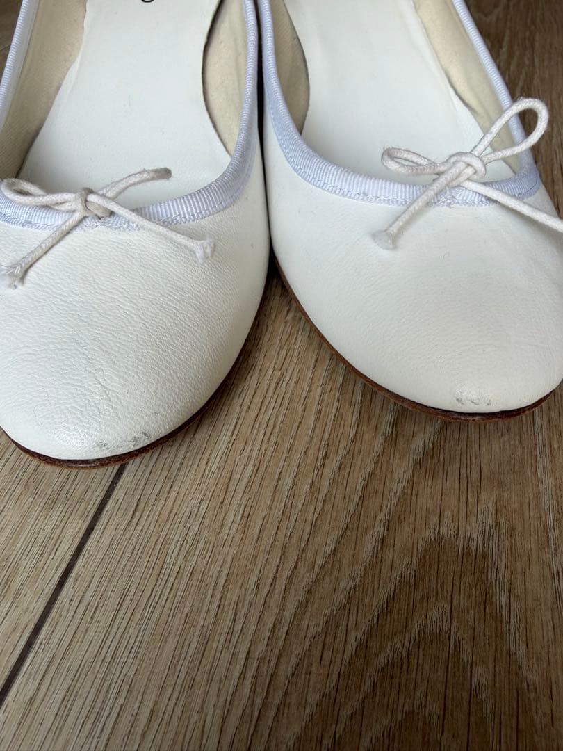 Repetto レペット　ホワイト バレエシューズ 40