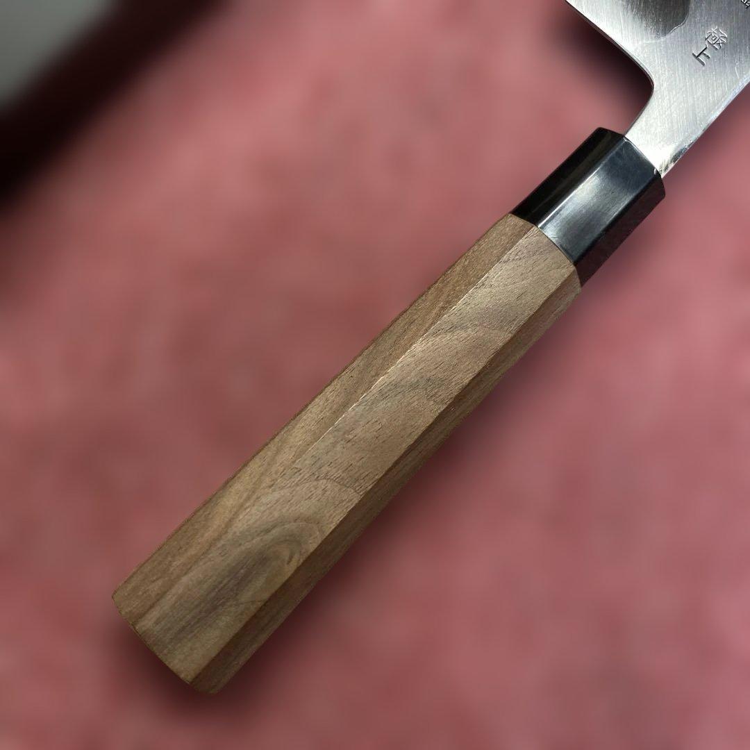 青二鋼　薄出刃包丁　165㎜ 5.5寸