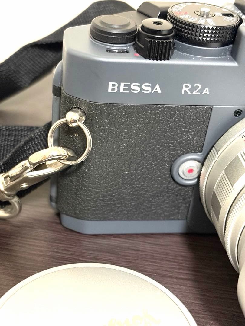 み*ゆ様 外観良好 Voigtlander BESSA-R2A Gray レンズ