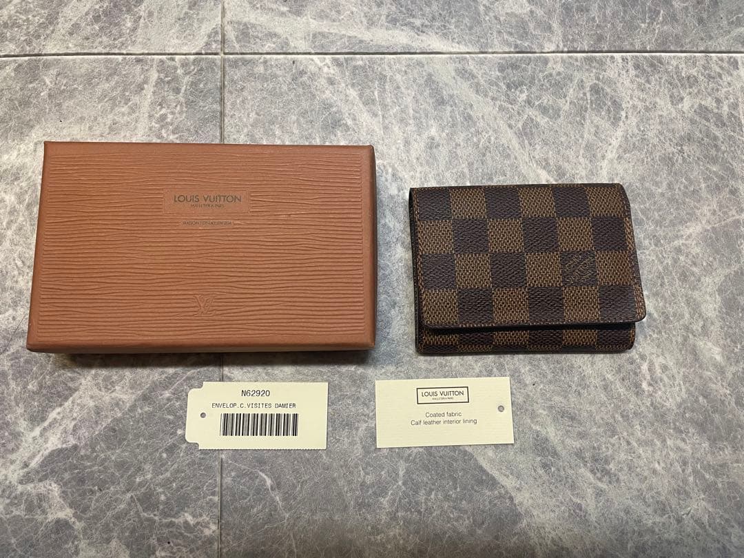 専用【未使用品】LOUIS VUITTONダミエ 名刺入れ