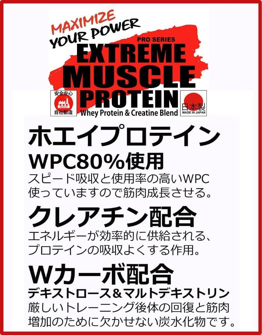 国産プロテイン5kg★ホエイ＆ソイ★クレアチン配合★マイプロテック チョコ味R