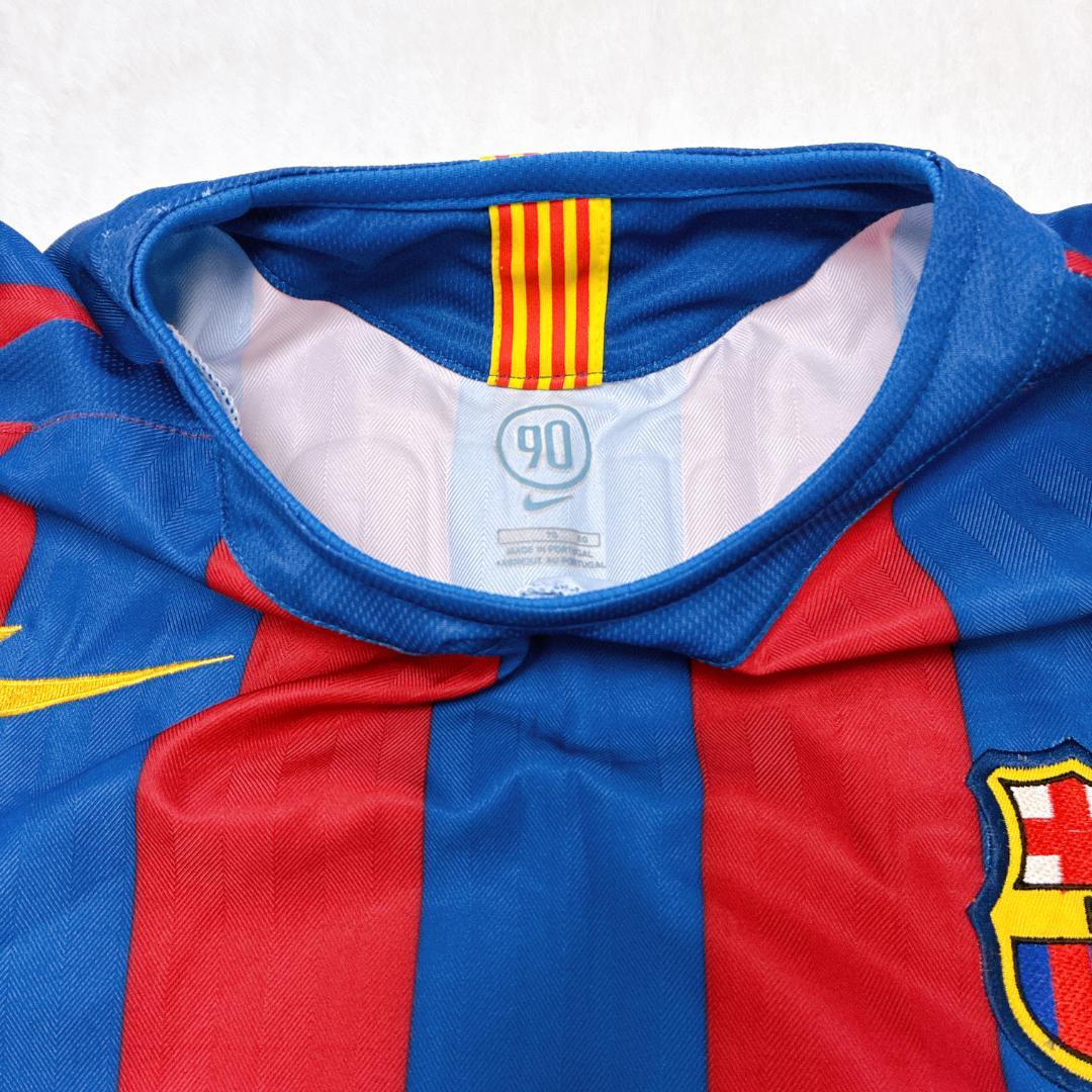 NIKE バルセロナ ユニフォーム プジョル 5番 M 長袖 バルサ FCB