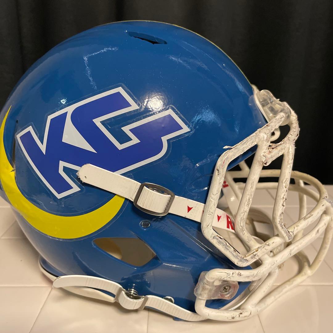 関西学院大学“FIGHTERS“試合用ヘルメット(選手実使用)