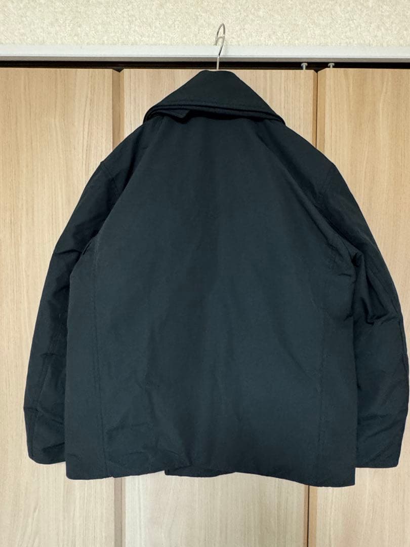 新品タグ付きUNIQLOU パデットショートピーコート MSize 黒