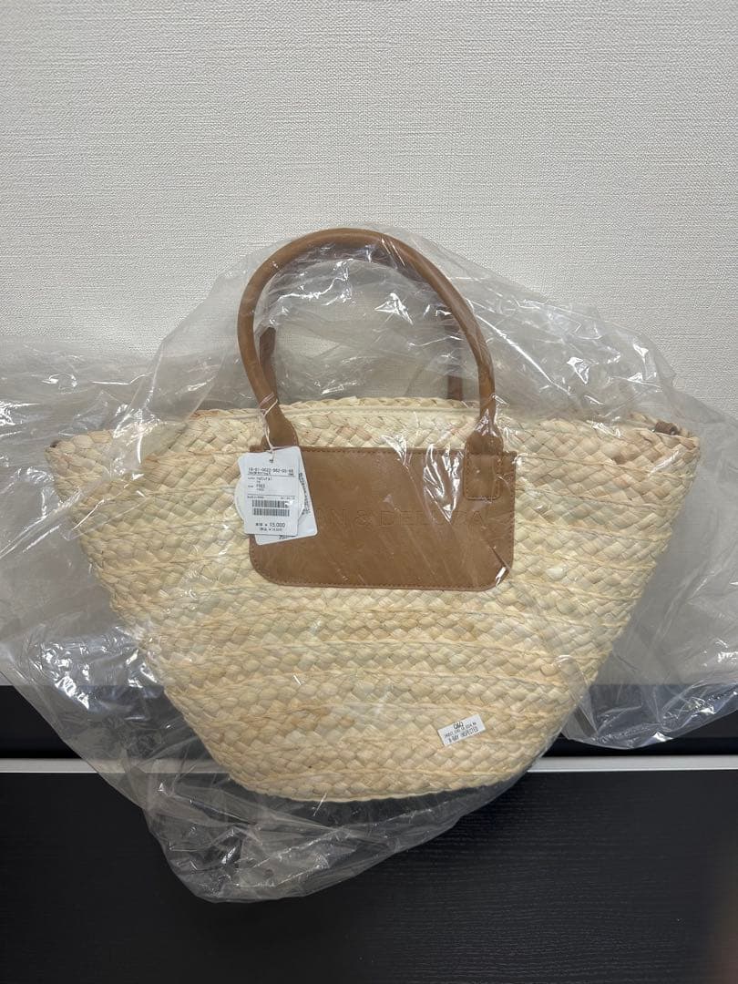 新品未開封 ビームス ディーンアンドデルーカ かごバッグ 大サイズ 保冷