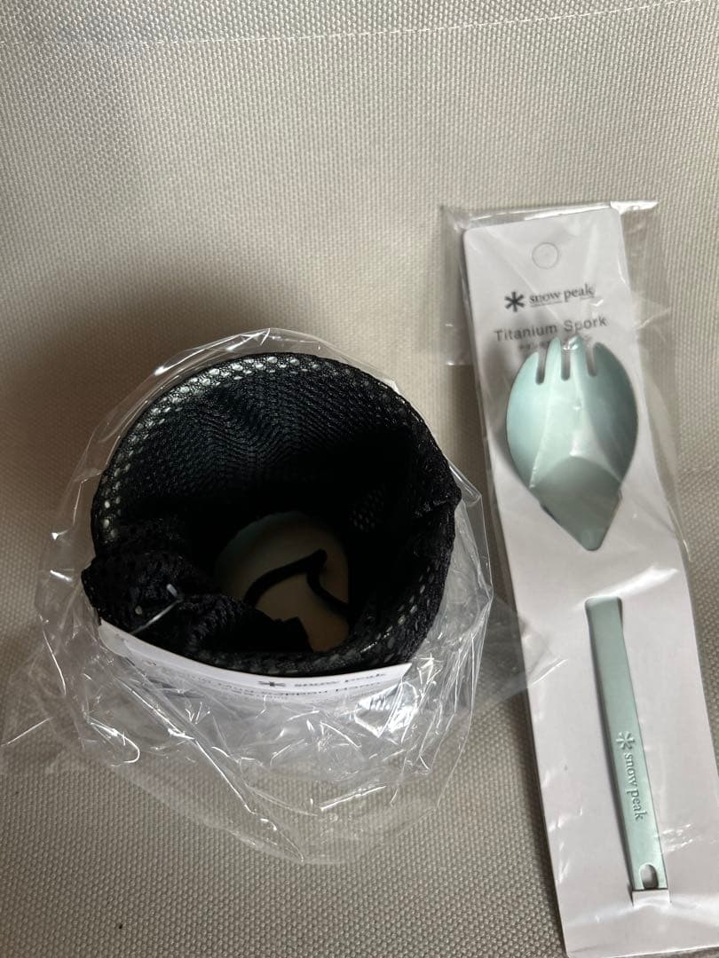  peak FUKUYAMA限定品の先割れスプーンマグ雪峰H300セット