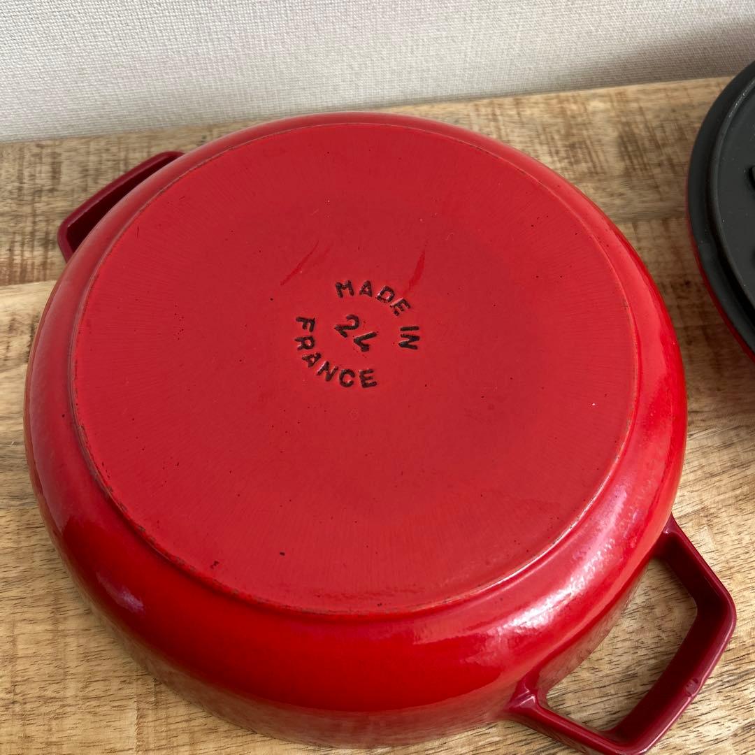 ストウブ STAUB ブレイザーソテーパン 赤 24cm