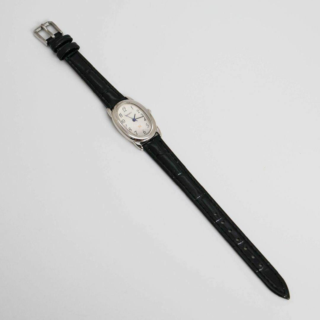 稼働 SEIKO NOIE 腕時計 オーバル 新品レザー レディース 1759