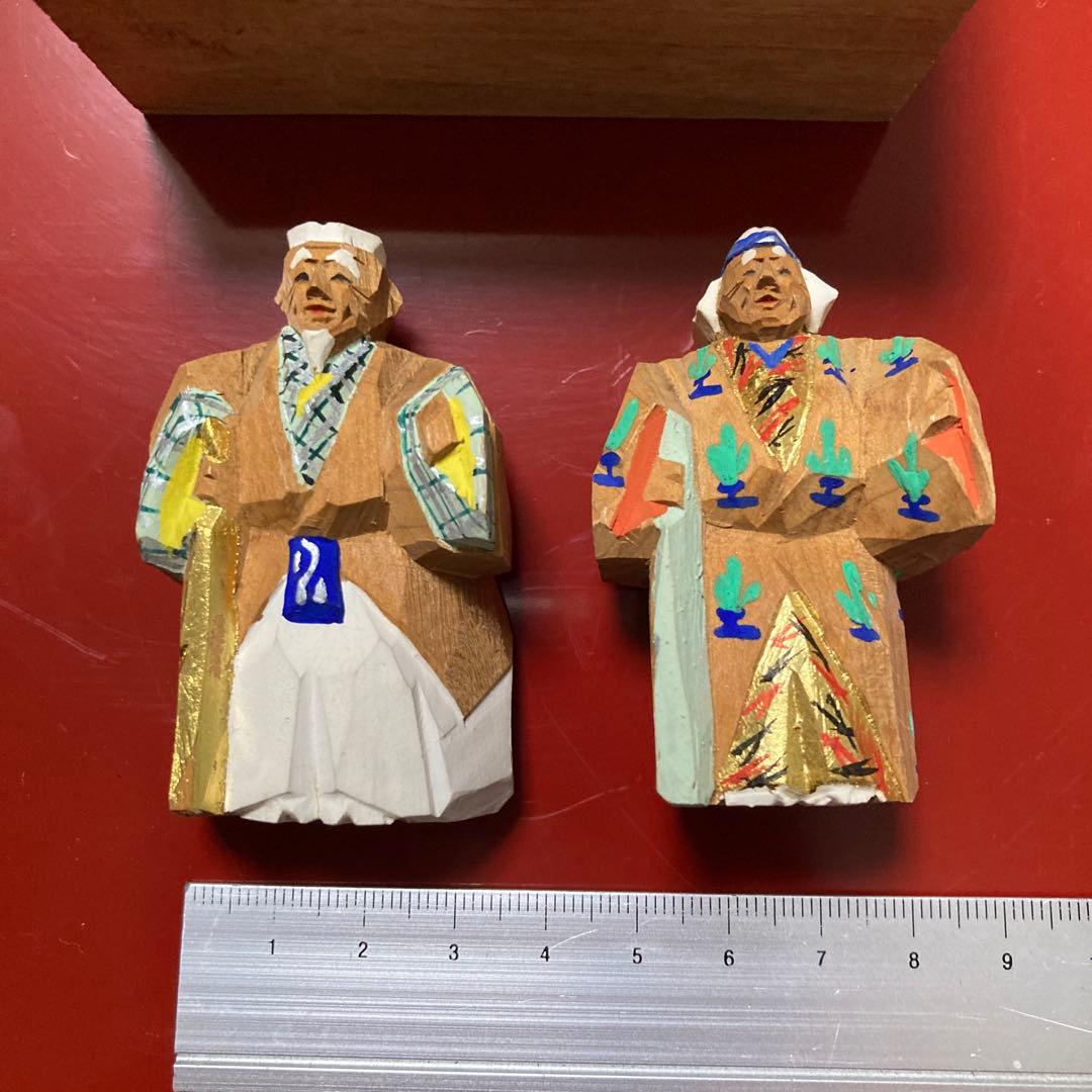 一刀彫　高砂