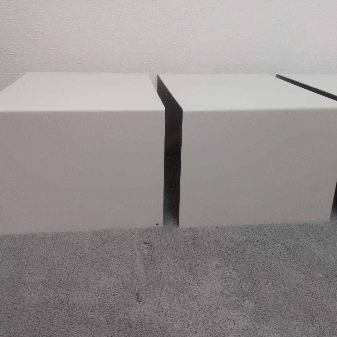 無印良品コの字棚4個セット　スタッキングシェルフ用