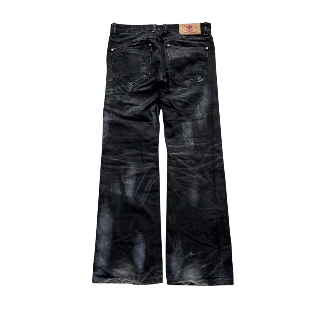 パンツ archive lagust black flare deim pants