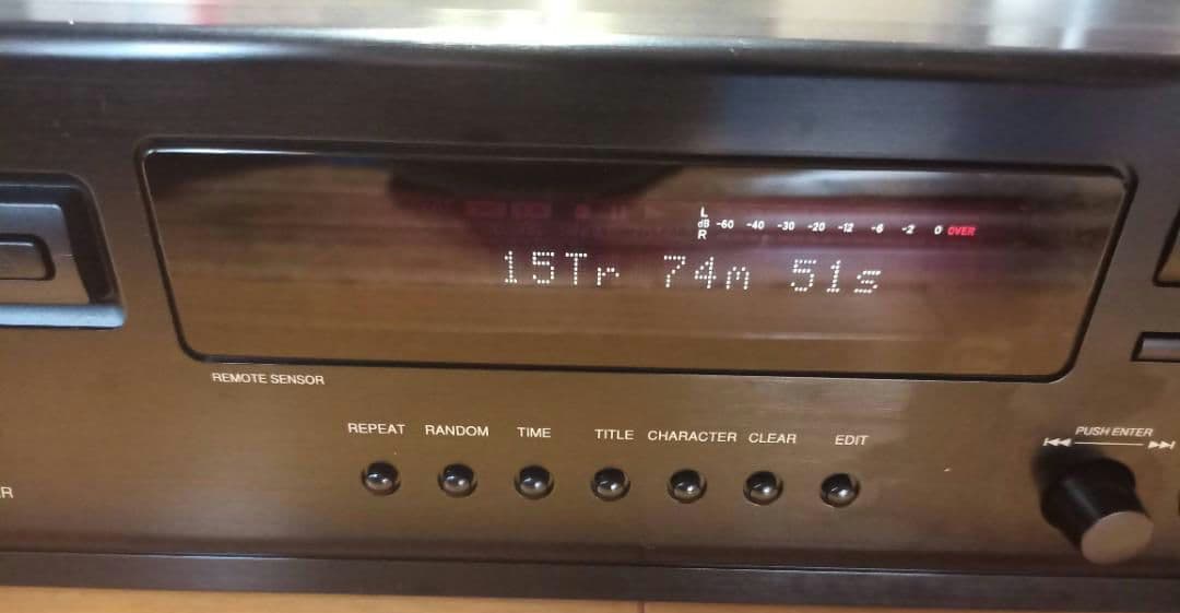 DENON デノン DMD-1500 ブラック MDレコーダー【難有り】