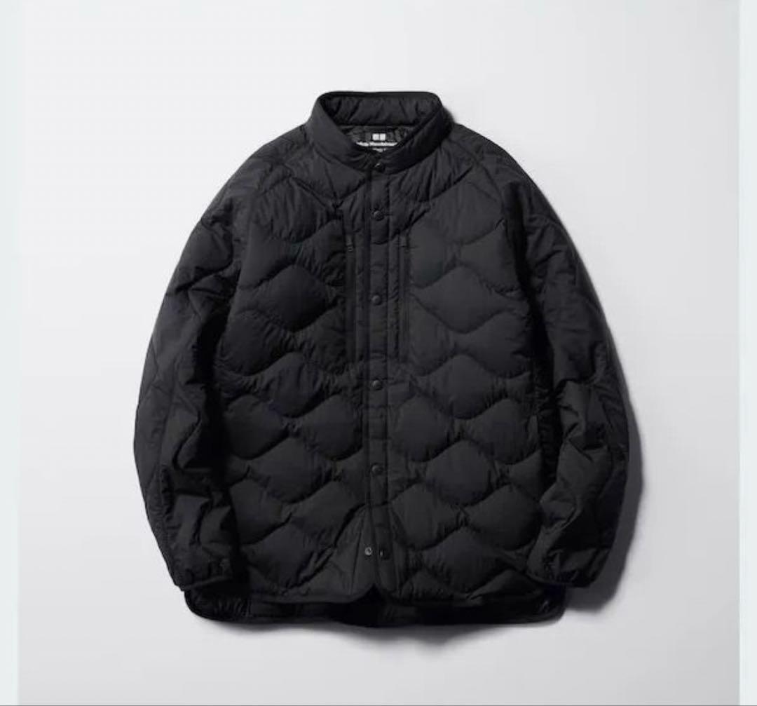 UNIQLO リサイクルハイブリッドダウンジャケット XL ブラック