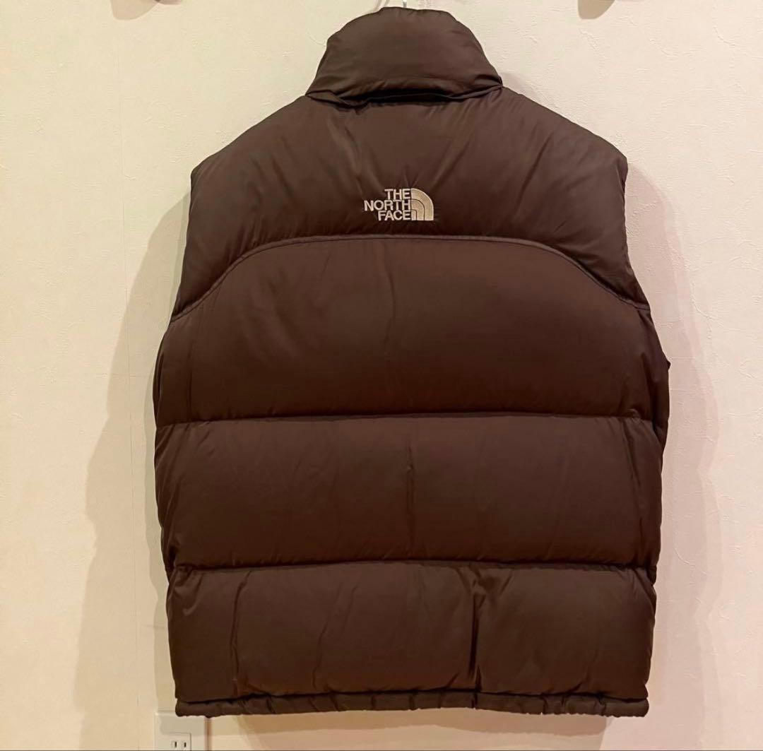 THE NORTH FACE ダウンベスト ブラウン ND00359 【XL】