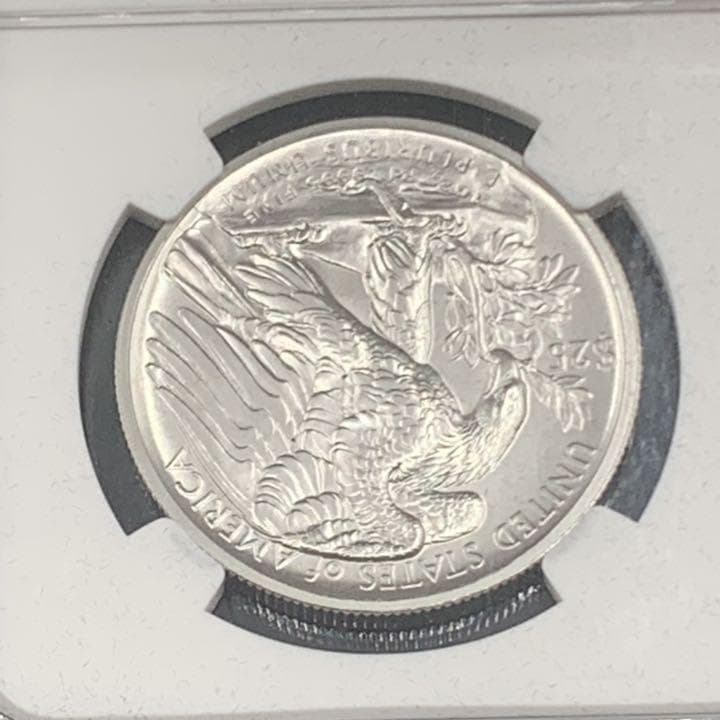 2017　パラジウム イーグル　モダン　NGC MS70ER　　E2