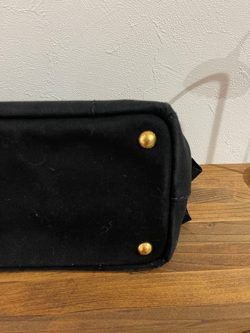 ＊ニコ＊PRADA カナパ 黒 トートバッグ